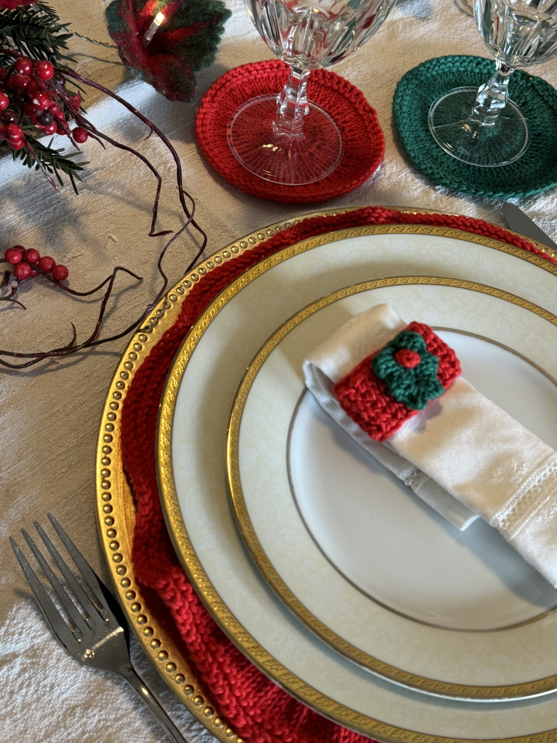 mesa de natal fio design matti yarns
